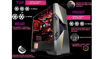 Antec Dark Avenger Gaming Case DA601  