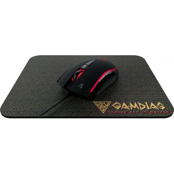 GAMDIAS Mouse with Mouse pad 