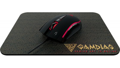 GAMDIAS Mouse with Mouse pad 