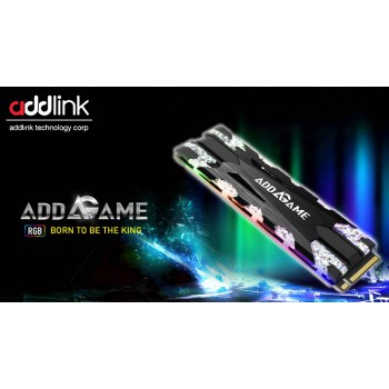 Addlink 256 GB Gaming SSD heatsink RGB